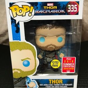 Eddie Thor Ragnarok w/ Odin Force SDCC Funko Pop